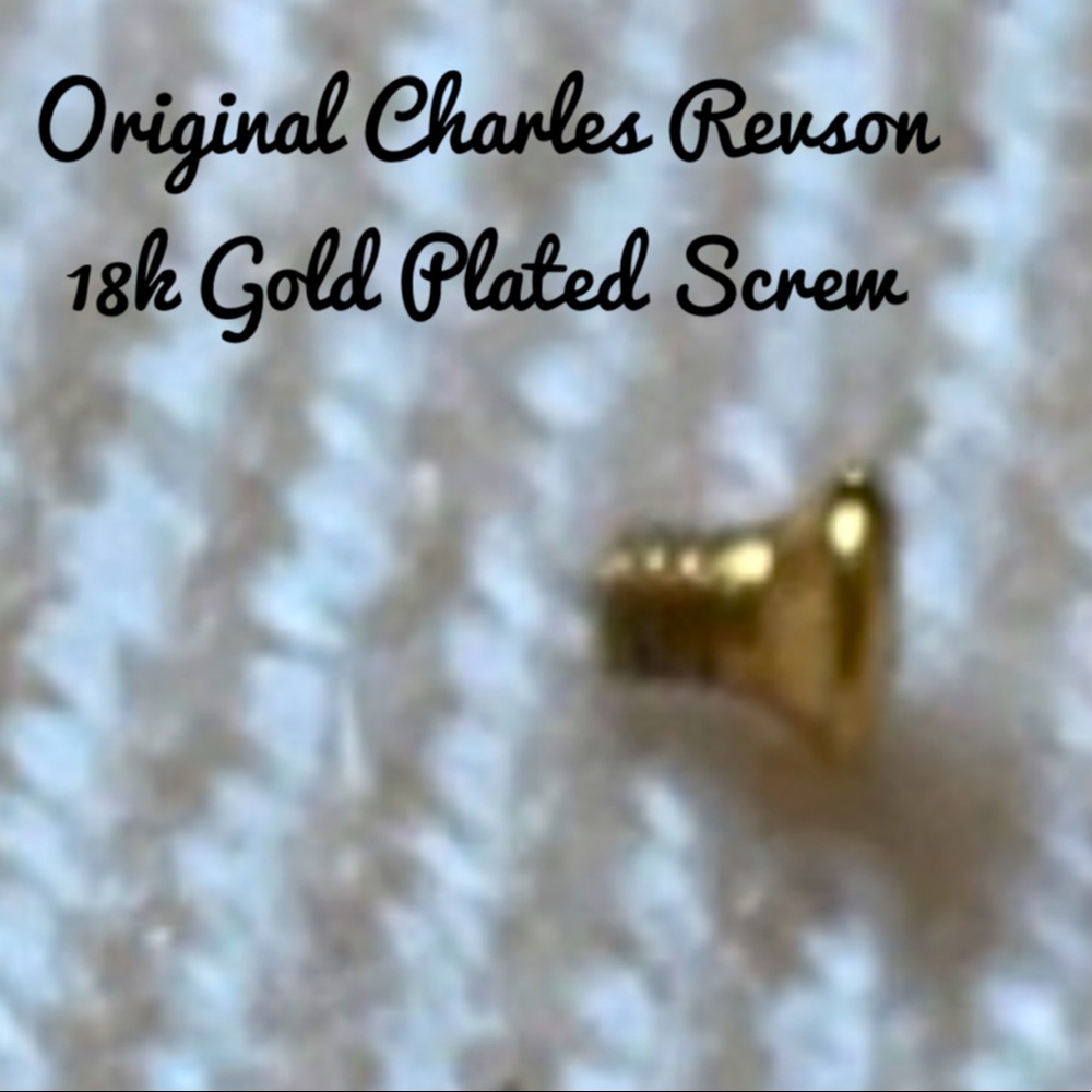 🤠- 💯 Authentic Charles Revson Love Bracelet (1) Original Screw for Ultima ll HTF